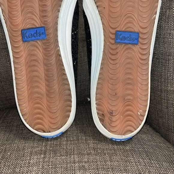 Keds For Kate Spade Double Decker Black Sparkle Slip-On mules women's 10 - Picture 8 of 9